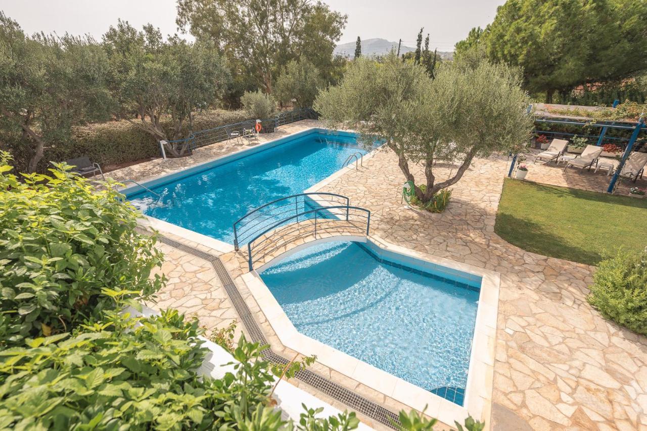 Summer Villa Pasiphae Private Pool - Bbq -Beach 2Min Sunion Eksteriør bilde