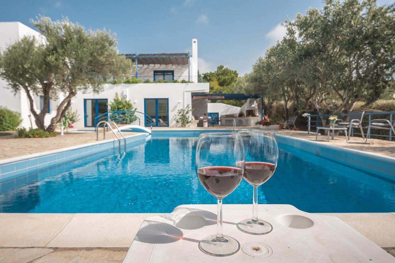 Summer Villa Pasiphae Private Pool - Bbq -Beach 2Min Sunion Eksteriør bilde